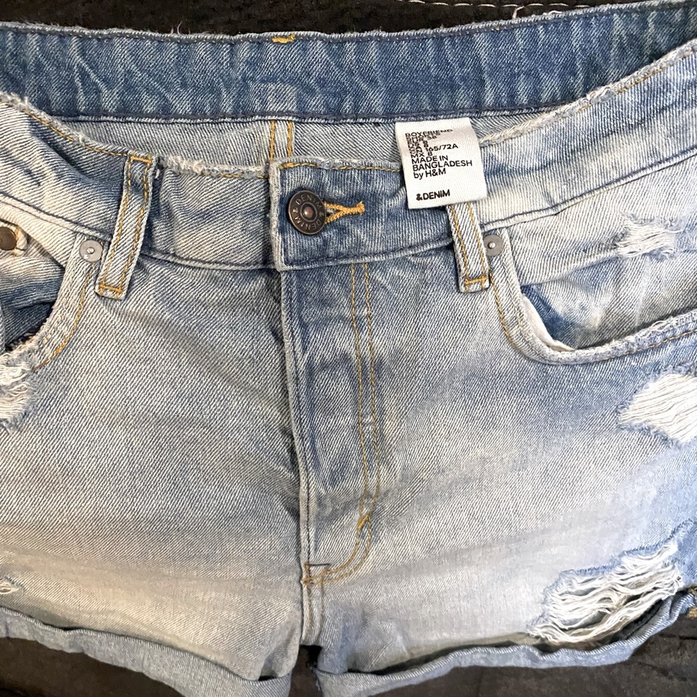 Denim shorts